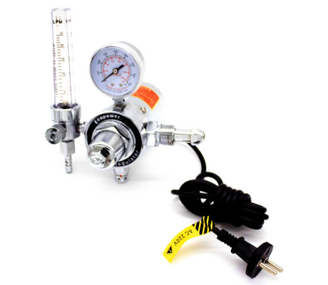 VAN GIẢM ÁP KHÍ CO2 ECOPOWER 220V, RĂNG NGOÀI
